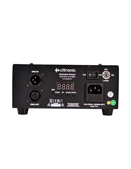 Citronic Animate Smart | Láser RGB con Bluetooth y DMX512