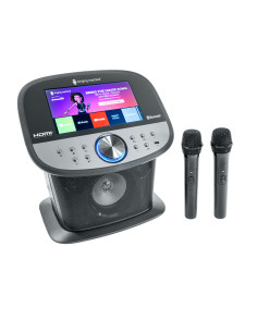 Singing Machine ISM9011 Karaoke Platinum WiFi con pantalla y 2 micros