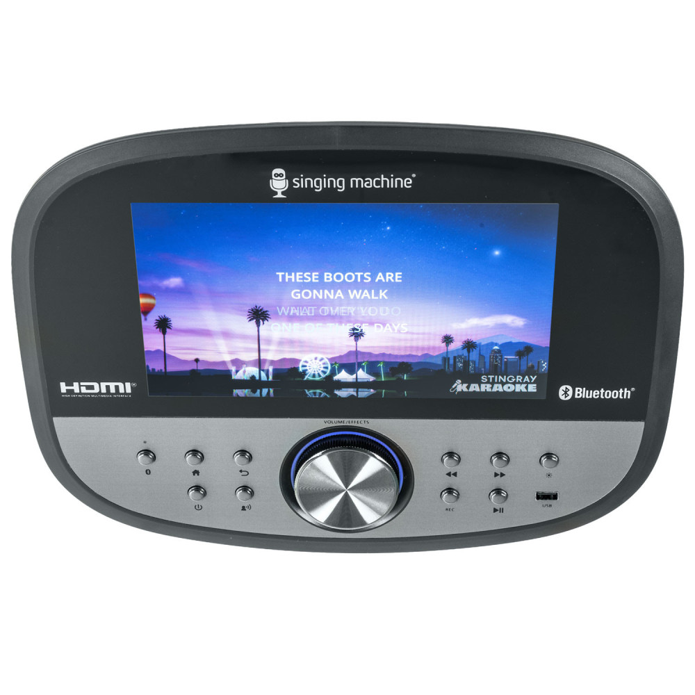 Singing Machine ISM9011 Karaoke Platinum WiFi con pantalla y 2 micros