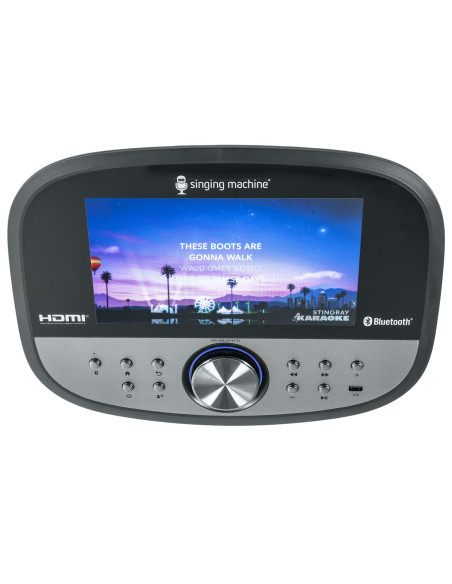 Singing Machine ISM9011 Karaoke Platinum WiFi con pantalla y 2 micros