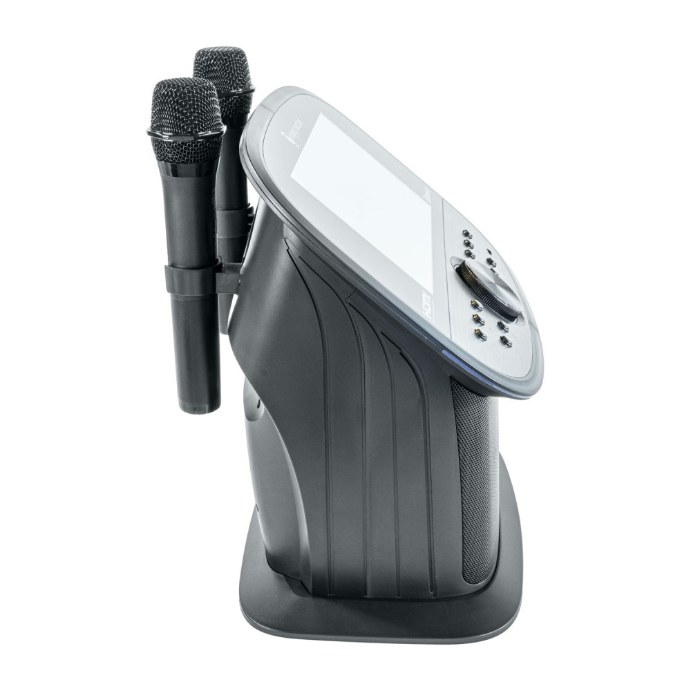 Singing Machine ISM9011 Karaoke Platinum WiFi con pantalla y 2 micros