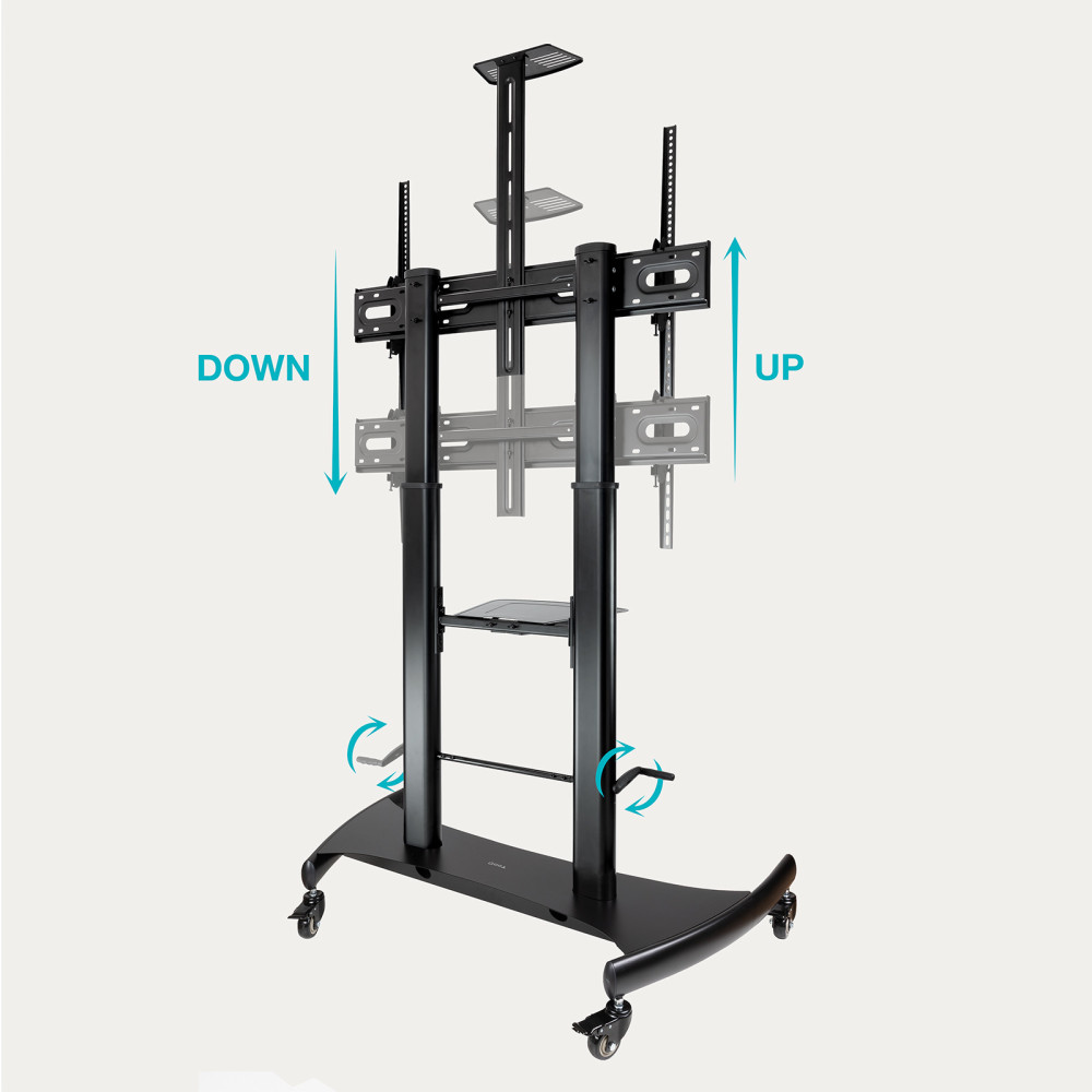 TooQ FS20404HM-B Soporte de Suelo con Ruedas 60-100" 100kg