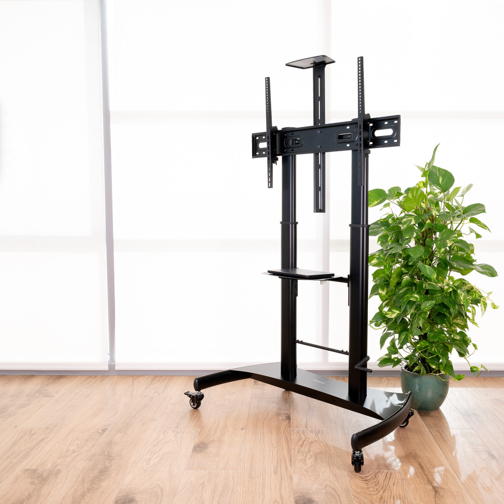 TooQ FS20404HM-B Soporte de Suelo con Ruedas 60-100" 100kg