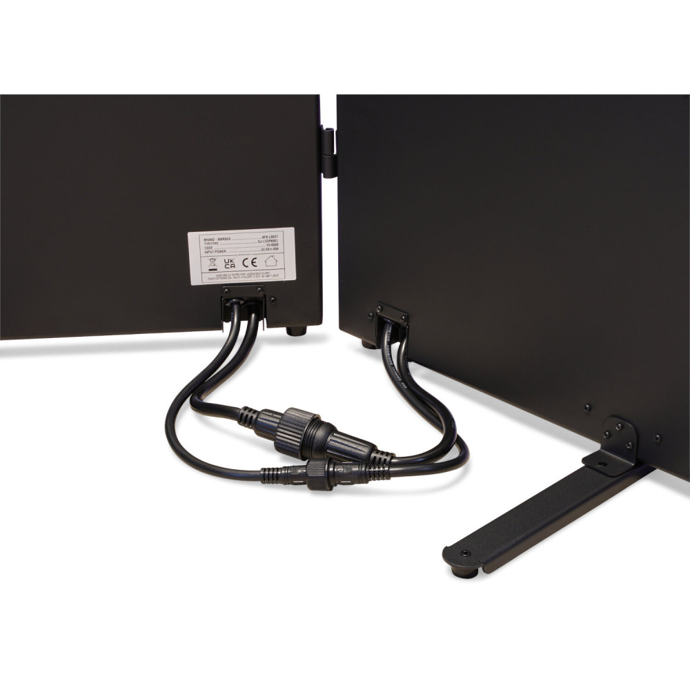 AFX DJ-LEDPANEL Fachada LED para DJ con Flight Case | Masquesonido