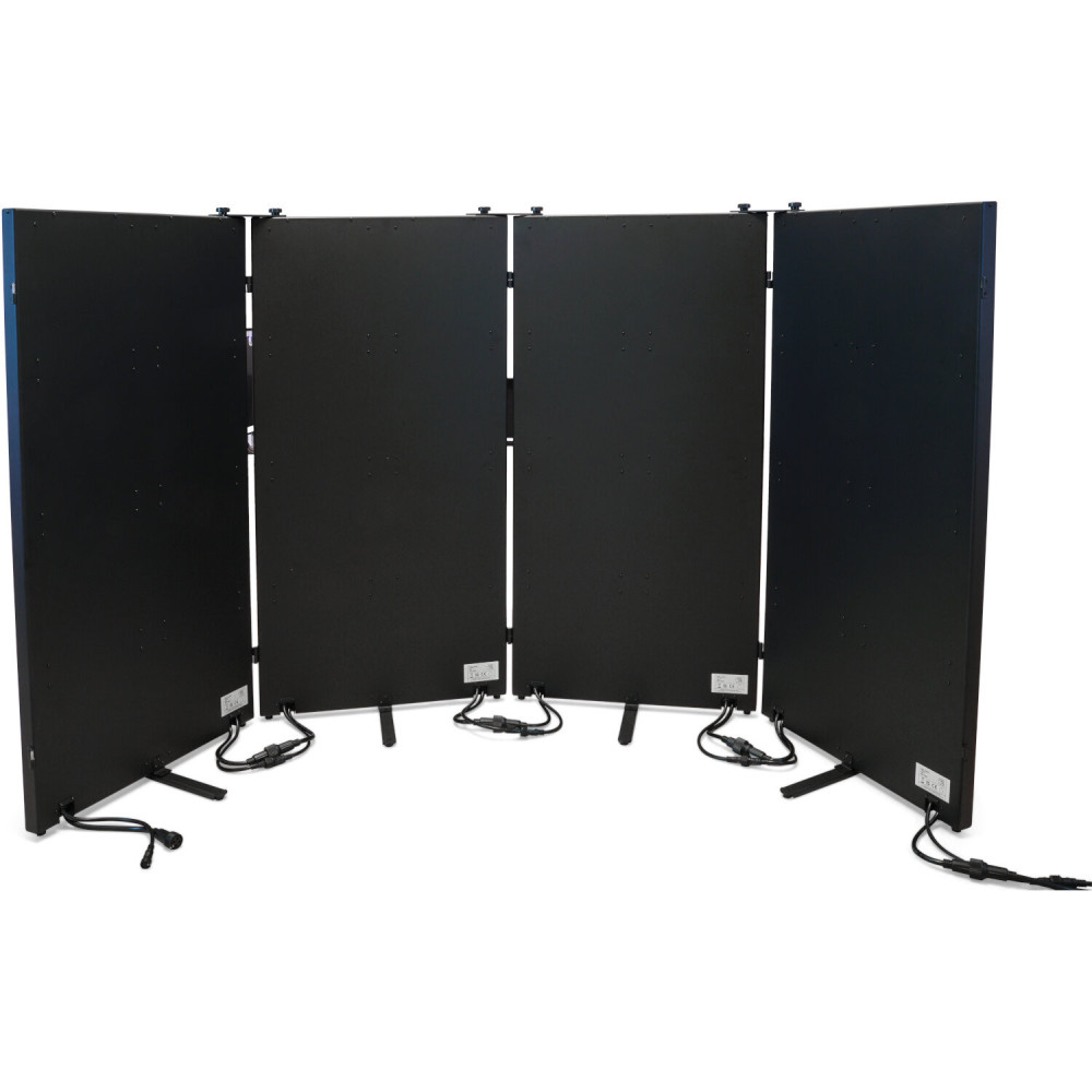 AFX DJ-LEDPANEL Fachada LED para DJ con Flight Case | Masquesonido