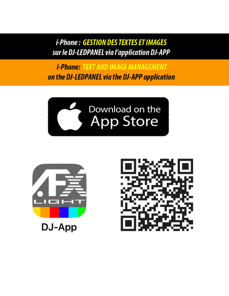 AFX DJ-LEDPANEL Fachada LED para DJ con Flight Case | Masquesonido