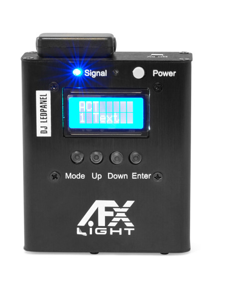 AFX DJ-LEDPANEL Fachada LED para DJ con Flight Case | Masquesonido