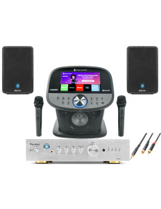 Pack Singing Machine ISM9011 Home Edition con Amplificador HiFi y Altavoces