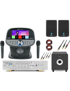 Pack Singing Machine ISM9011 Home Edition 2.1 con Amplificador HiFi y Subwoofer