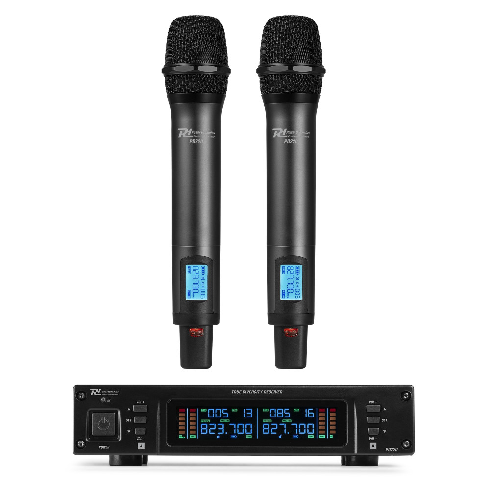 Power Dynamics PD220 Micrófonos UHF True Diversity