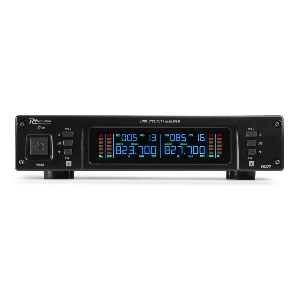 Power Dynamics PD220 Micrófonos UHF True Diversity