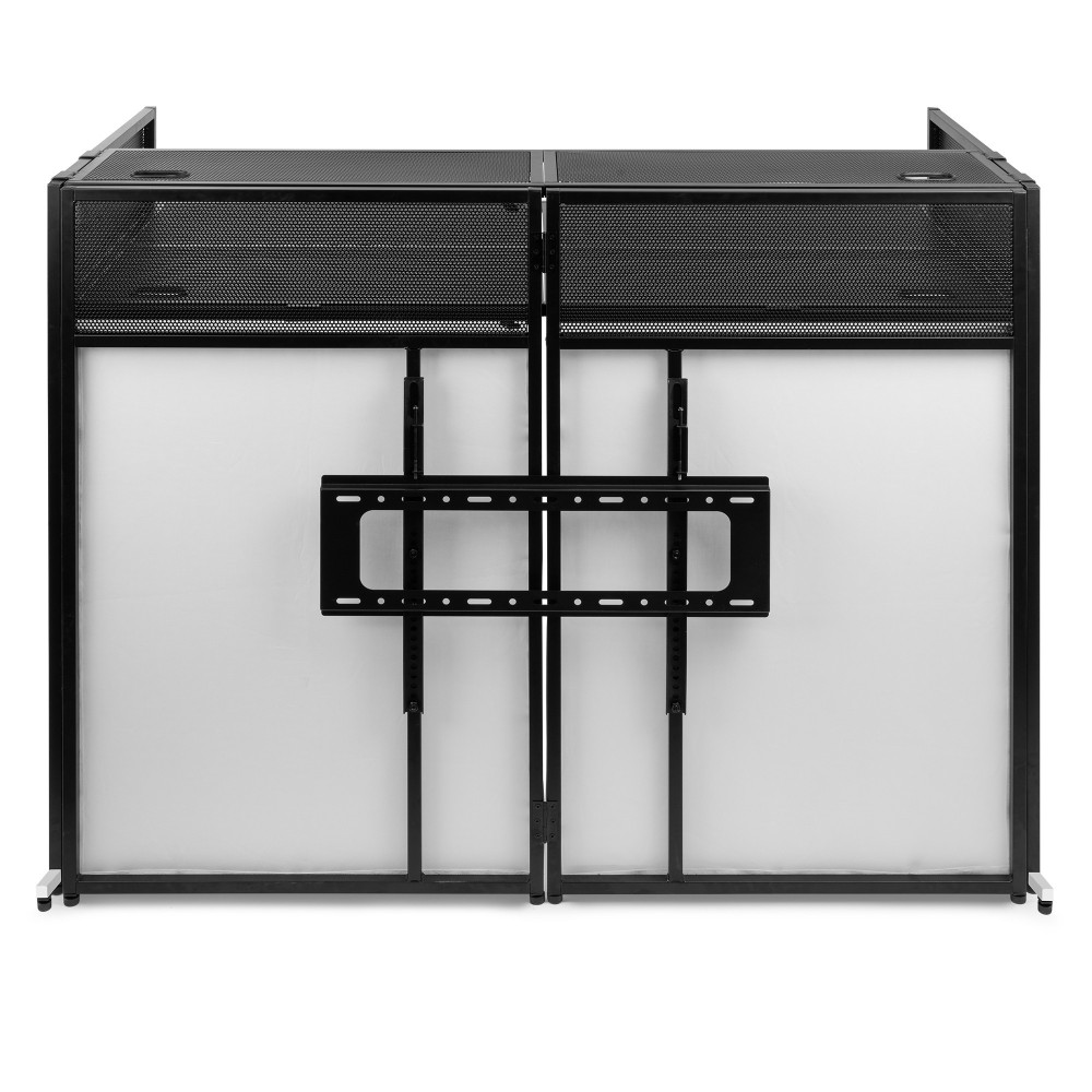 Vonyx DB6 Pro Cabina DJ Plegable con Soporte TV