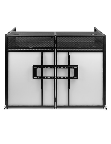 Vonyx DB6 Pro Cabina DJ Plegable con Soporte TV