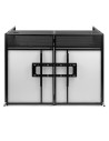 Vonyx DB6 Pro Cabina DJ Plegable con Soporte TV