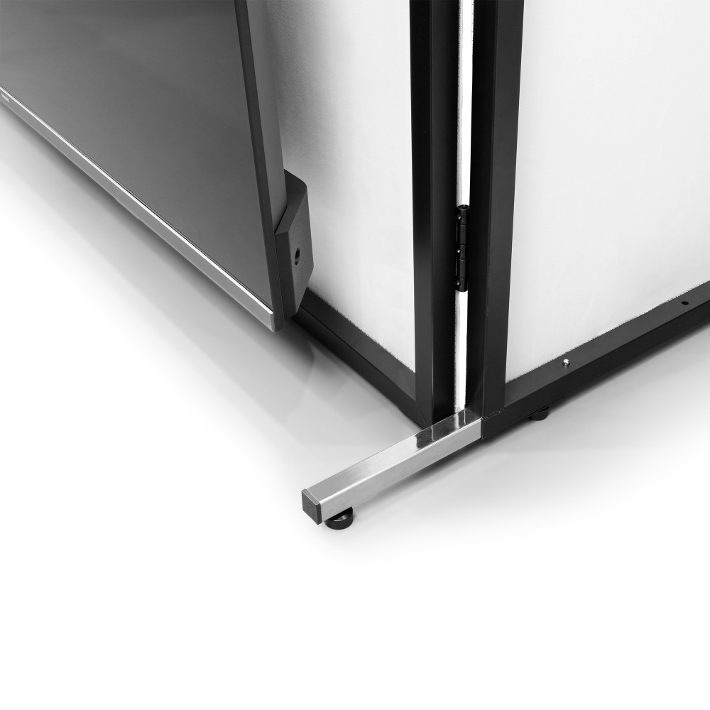 Vonyx DB6 Pro Cabina DJ Plegable con Soporte TV