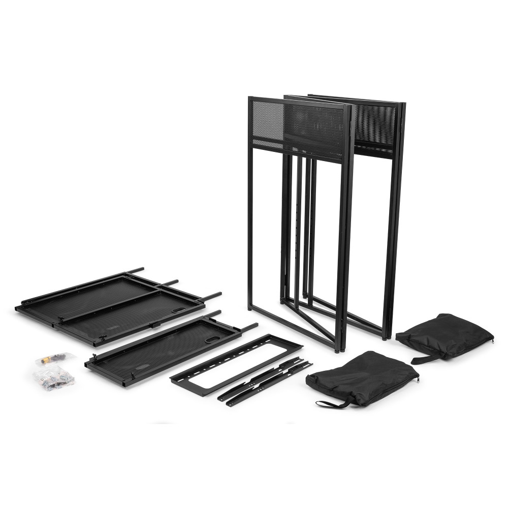 Vonyx DB6 Pro Cabina DJ Plegable con Soporte TV