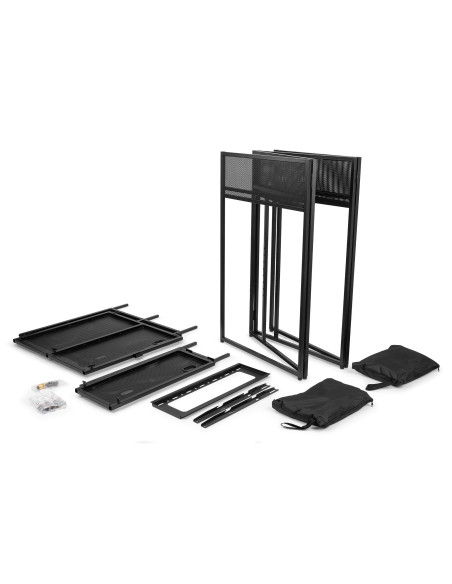 Vonyx DB6 Pro Cabina DJ Plegable con Soporte TV