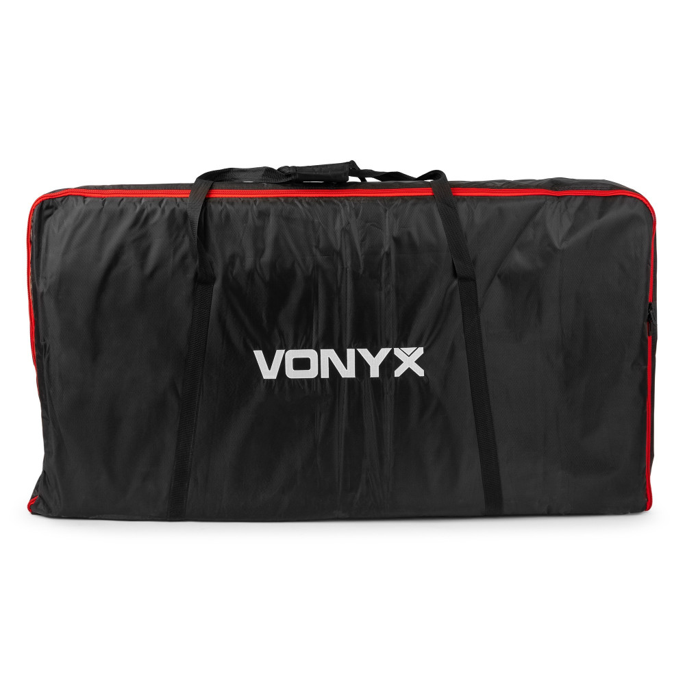 Vonyx DB6 Pro Cabina DJ Plegable con Soporte TV