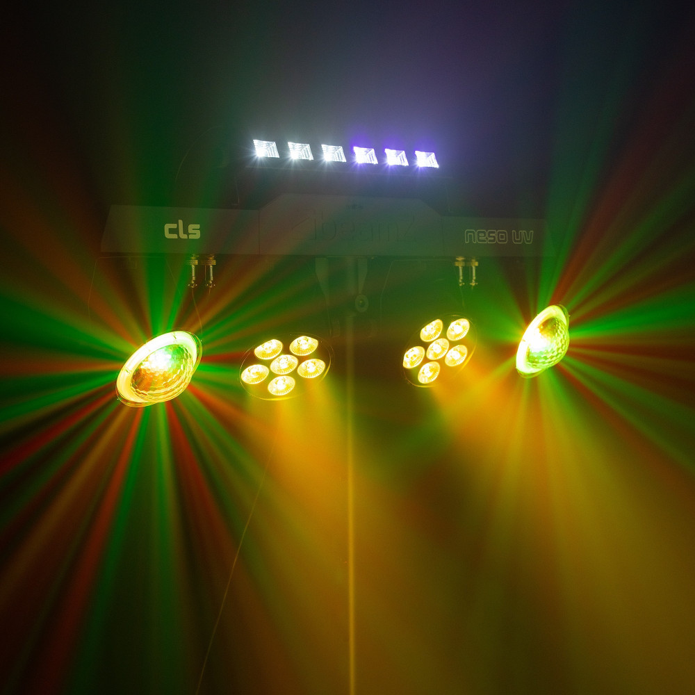 beamZ CLS NesoUV Party Bar Jelly Moon PAR UV