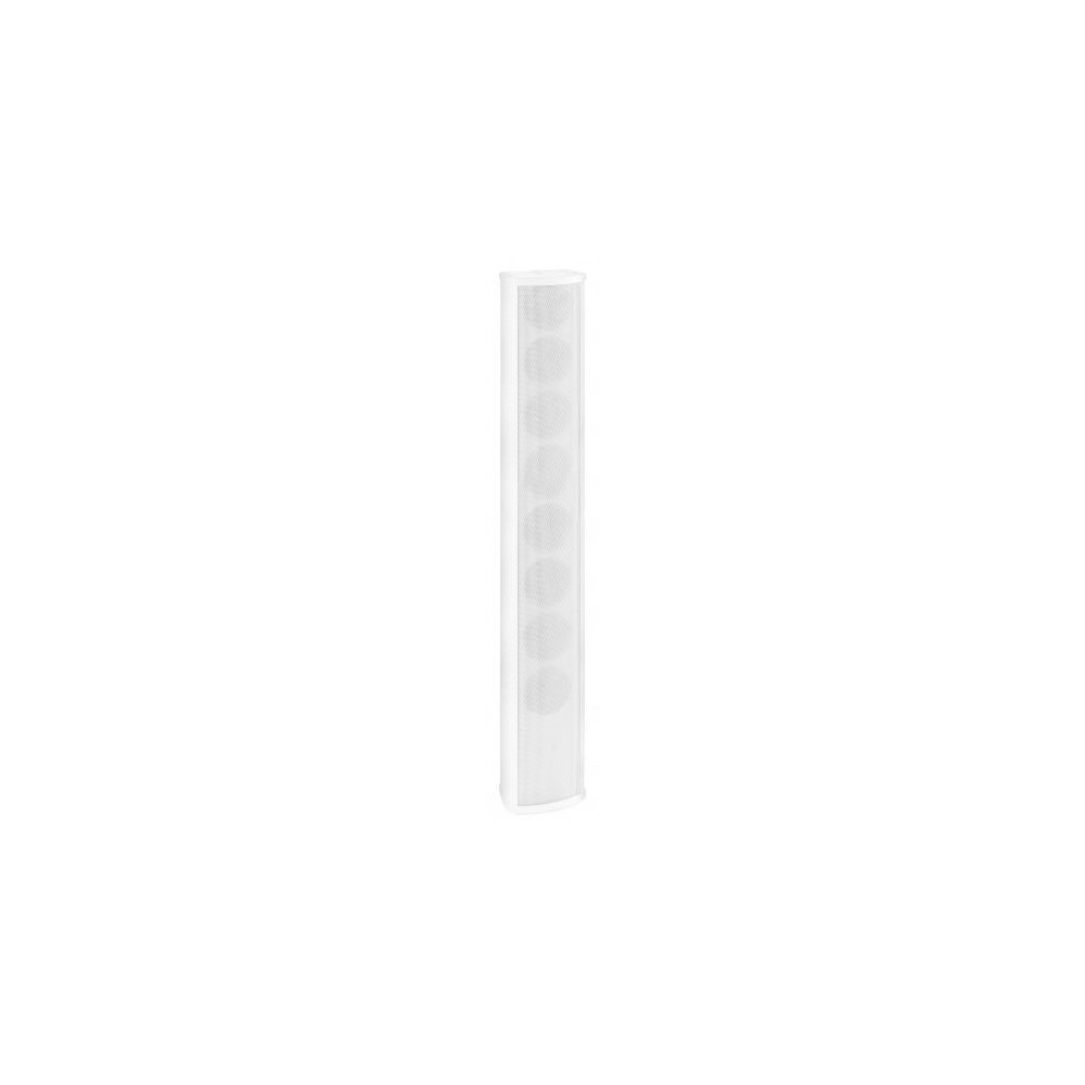 Altavoces de columna Power Dynamics ICS8 blancos para instalación interior en capilla o pequeña iglesia