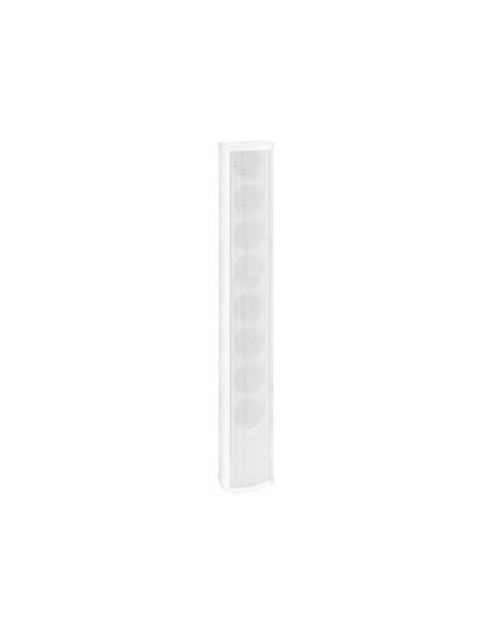 Altavoces de columna Power Dynamics ICS8 blancos para instalación interior en capilla o pequeña iglesia