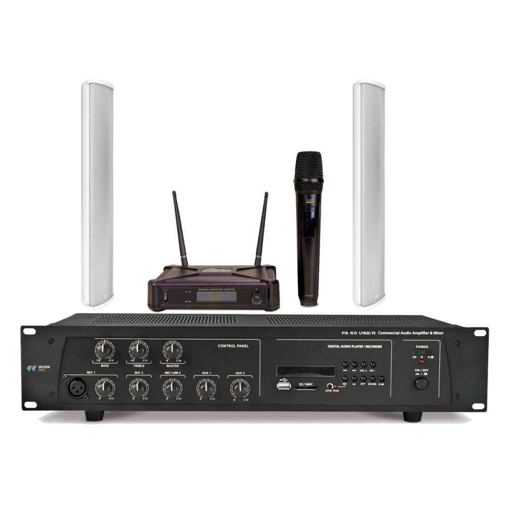 Pack Sonido Capilla WORK Pro 100V 60W IP66