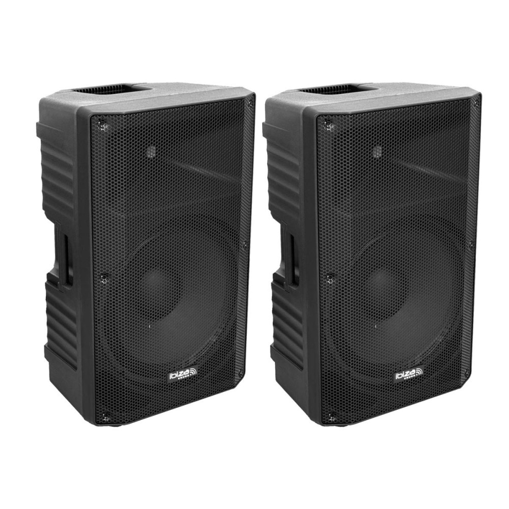 Ibiza Sound XTK15A pareja de altavoces activos de 15 pulgadas 1200W Bluetooth TWS