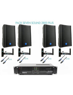 Pack de sonido SEVEN SOUND 2800 PLUS - Pack con 2800w de potencia maxima