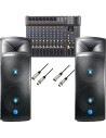 Pack Iowa Evento Directo MKII 4000W con dos altavoces Seven SV215APRO-TWS y mesa Citronic CMC-16