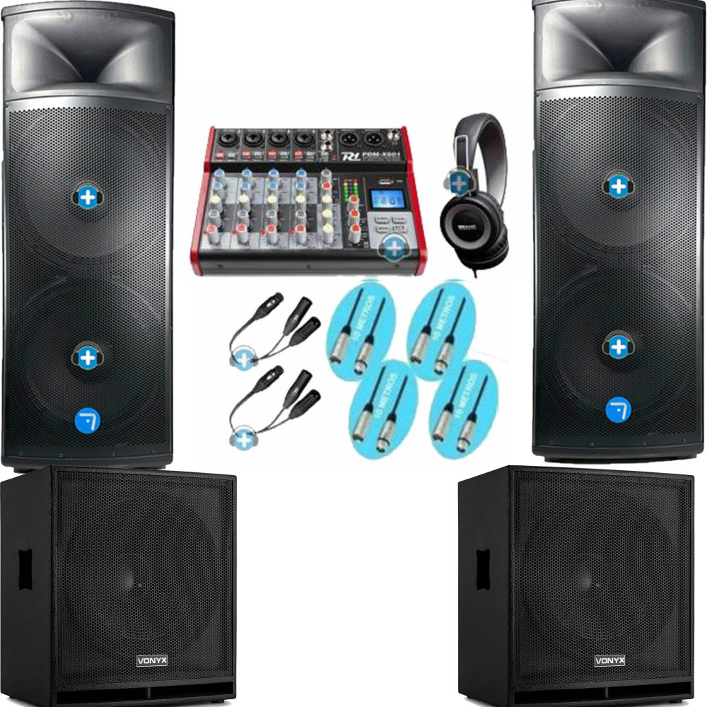 Pack IOWA EVENTO DIRECTO POWER MKII - Equipo de sonido con 6600w