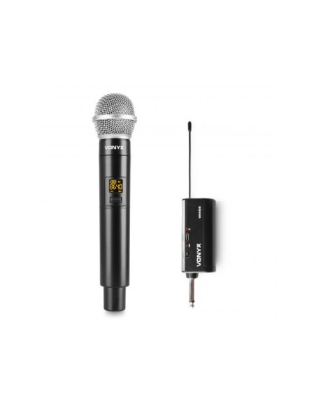 Micrófono inalámbrico Vonyx WM55 UHF incluido en Pack Seven Vocalista Basic
