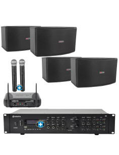 Equipo de sonido MALIBU VOX - USB-SD-Microfonia inalambrica-Radio- Bluetooth