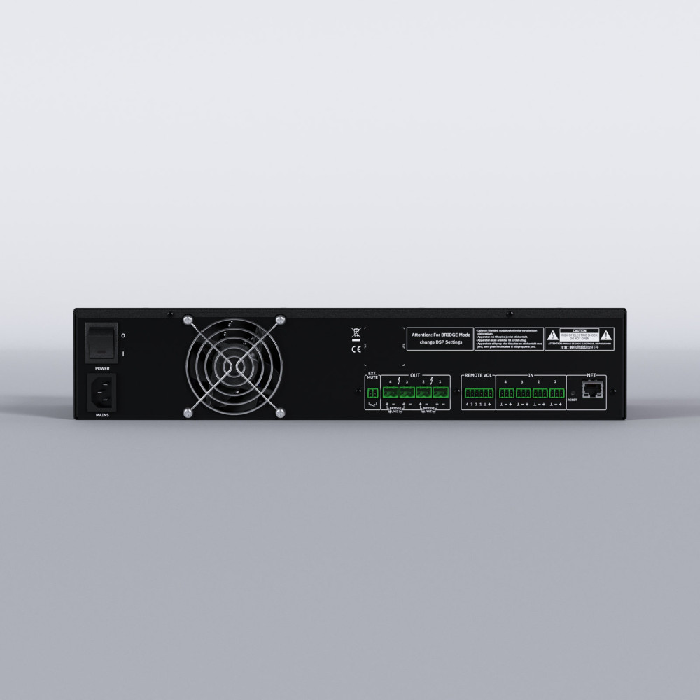 Ecler HADA-4B400 amplificador DSP 4x400W
