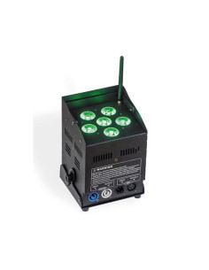 Pro Light Free Par Pro 72 IR Black foco LED con batería RGBWA 72W