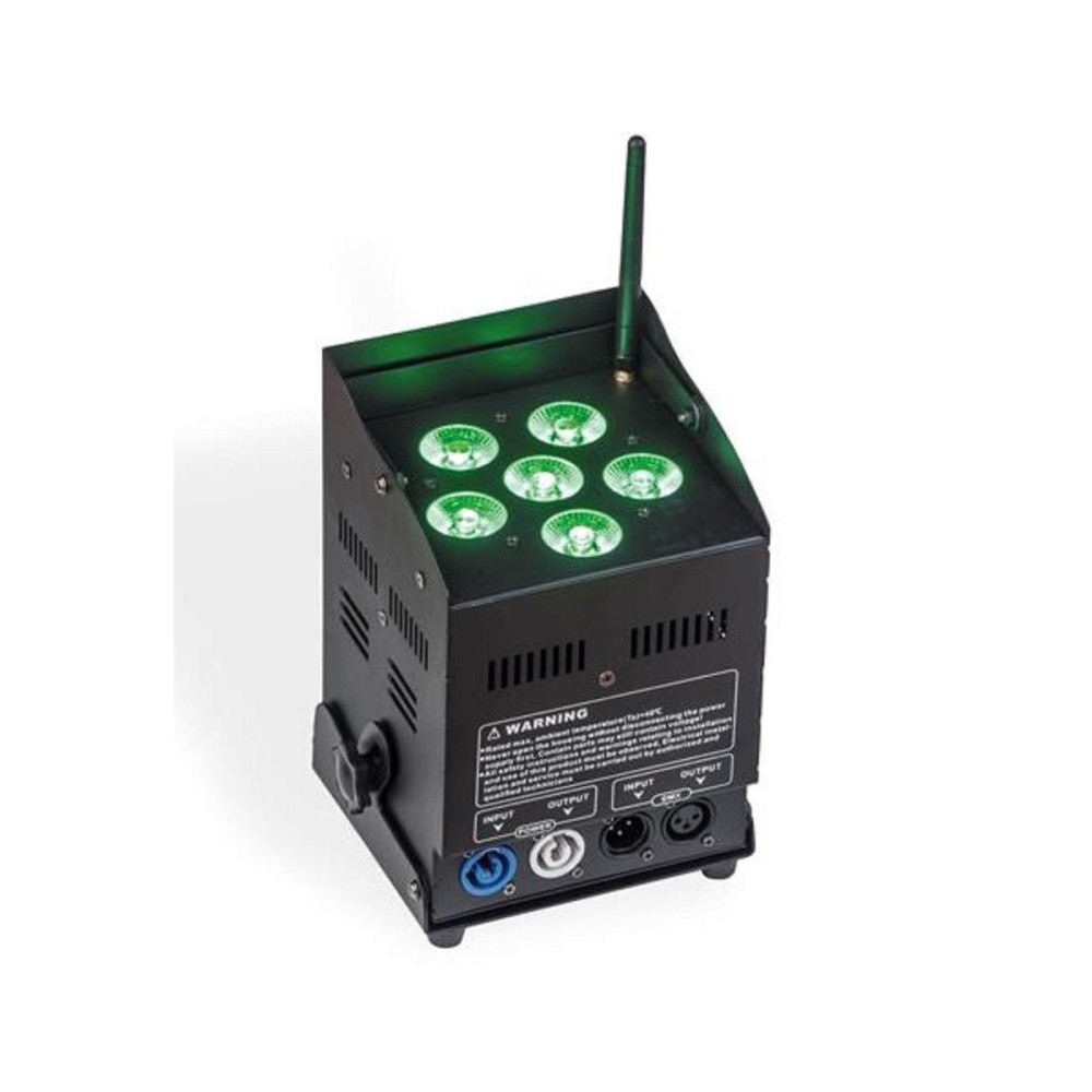 Pro Light Free Par Pro 72 IR Black foco LED con batería RGBWA 72W