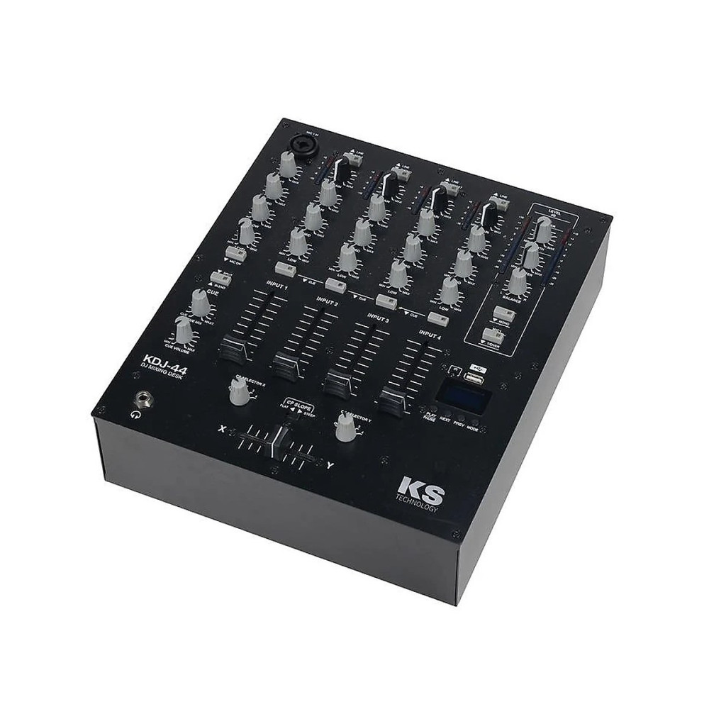 KS KDJ 44 mezclador DJ 4+1 USB Bluetooth