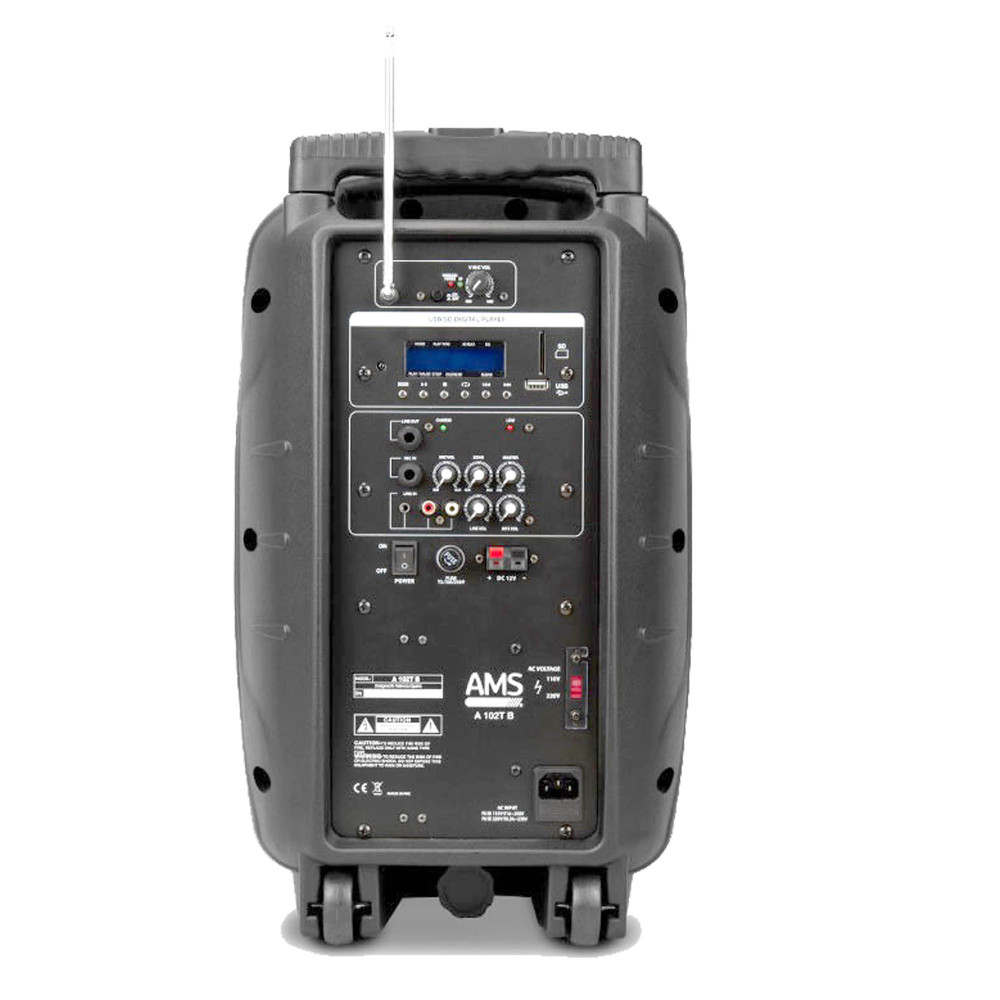 AMS A 102 TB Caja acústica activa trolley