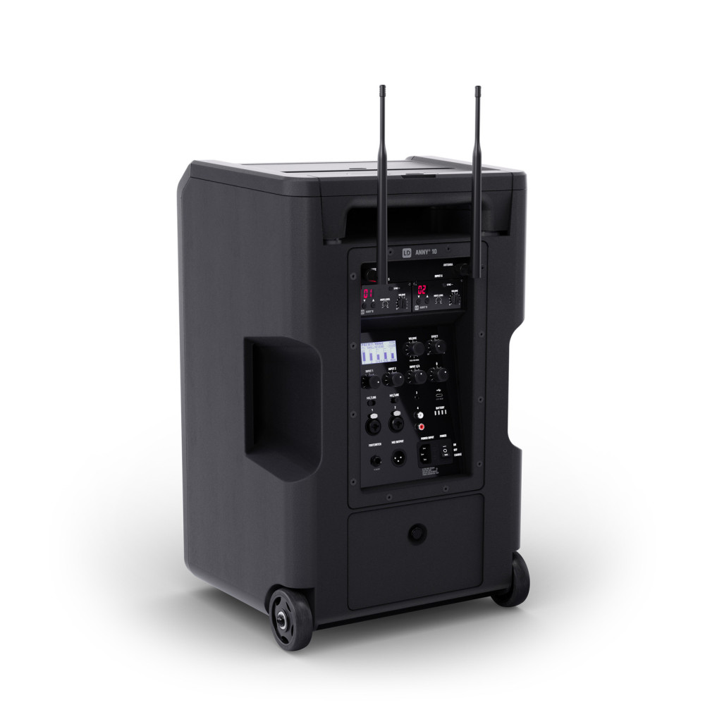 LD Systems ANNY 10 HHD 2 B5 | Altavoz batería 10" con 2 micros