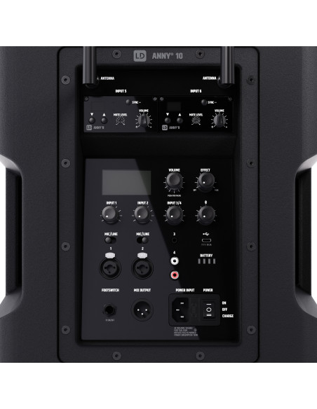 LD Systems ANNY 10 HHD 2 B5 | Altavoz batería 10" con 2 micros