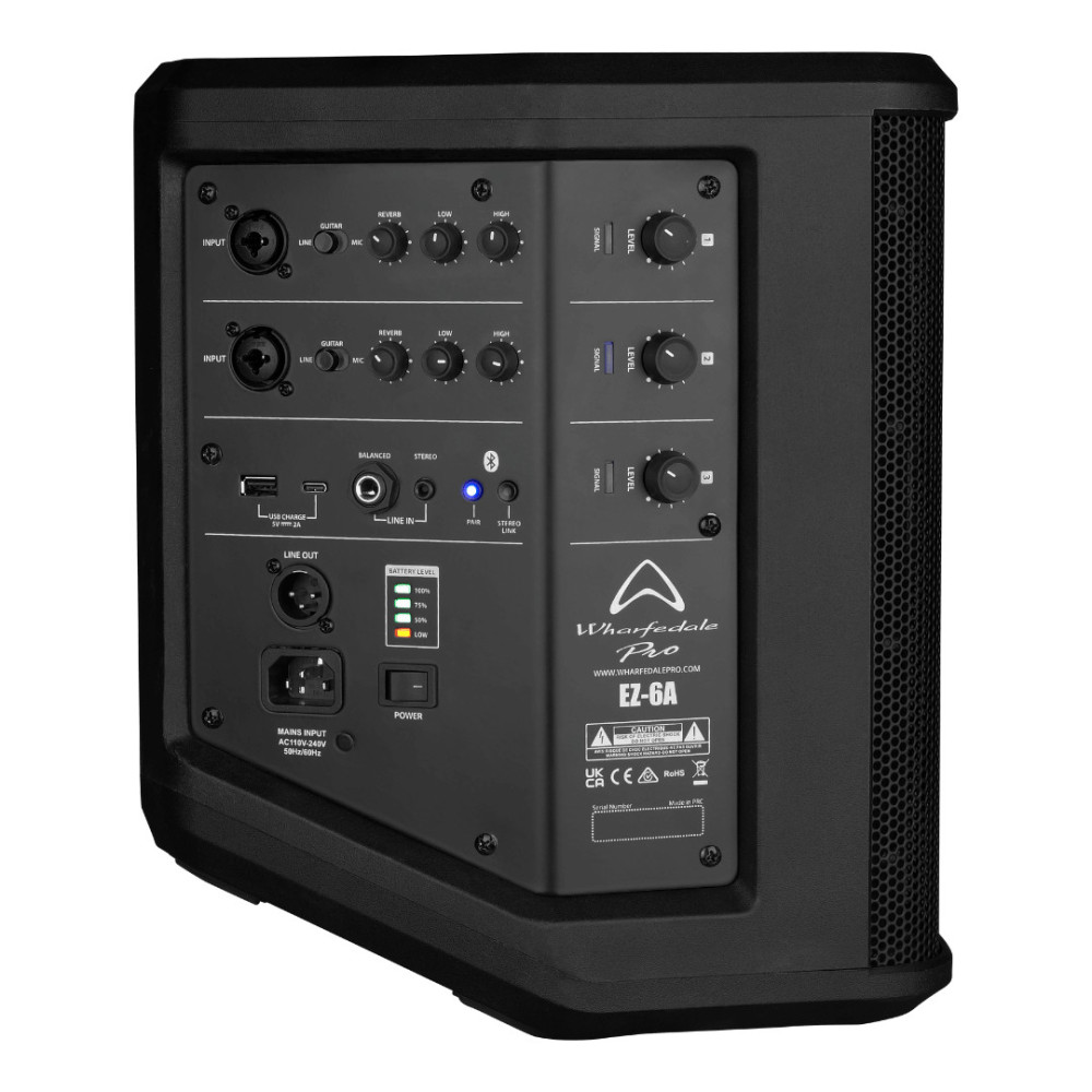 Wharfedale Pro EZ-6A | Altavoz portátil batería Bluetooth TWS