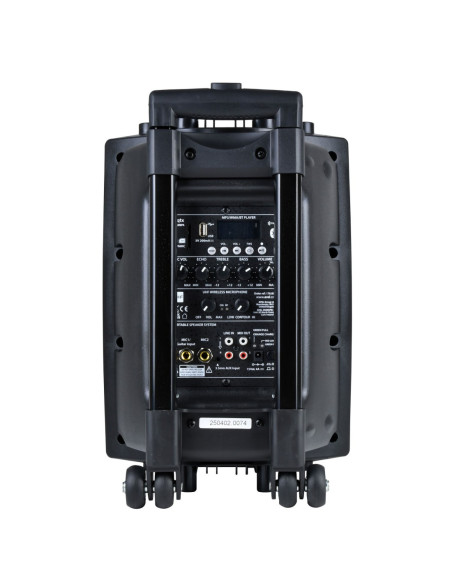 QTX QR8PA | Equipo portátil con batería Bluetooth y micro UHF