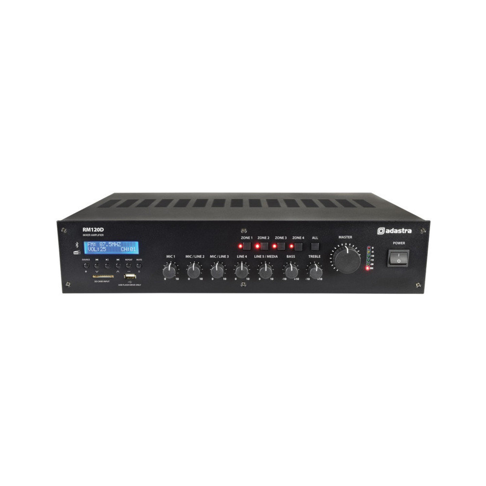 Adastra RM120D amplificador 100V 120W DAB Bluetooth