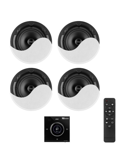 Powerline B100BSet amplificador mural con 4 altavoces