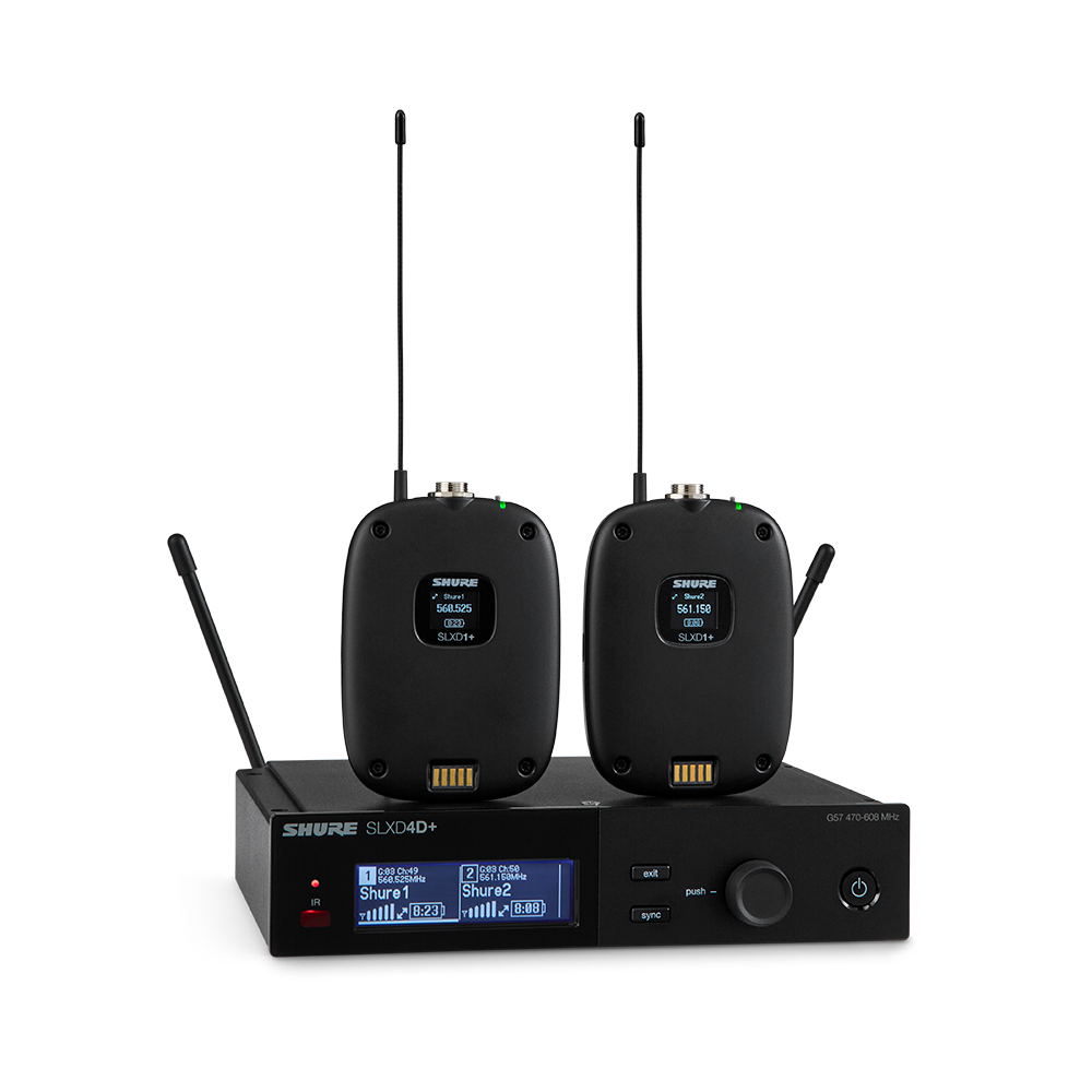 Shure SLXD14D+E-K55 sistema inalámbrico dual