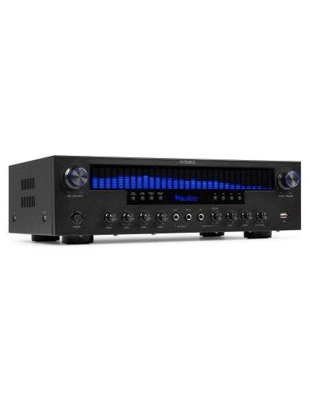 Audizio AV560EQ Amplificador 5.1 Bluetooth USB FM
