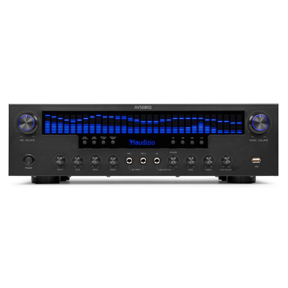 Audizio AV560EQ Amplificador 5.1 Bluetooth USB FM