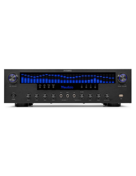 Audizio AV560EQ Amplificador 5.1 Bluetooth USB FM
