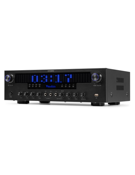 Audizio AV560EQ Amplificador 5.1 Bluetooth USB FM