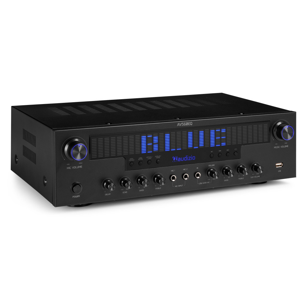 Audizio AV560EQ Amplificador 5.1 Bluetooth USB FM
