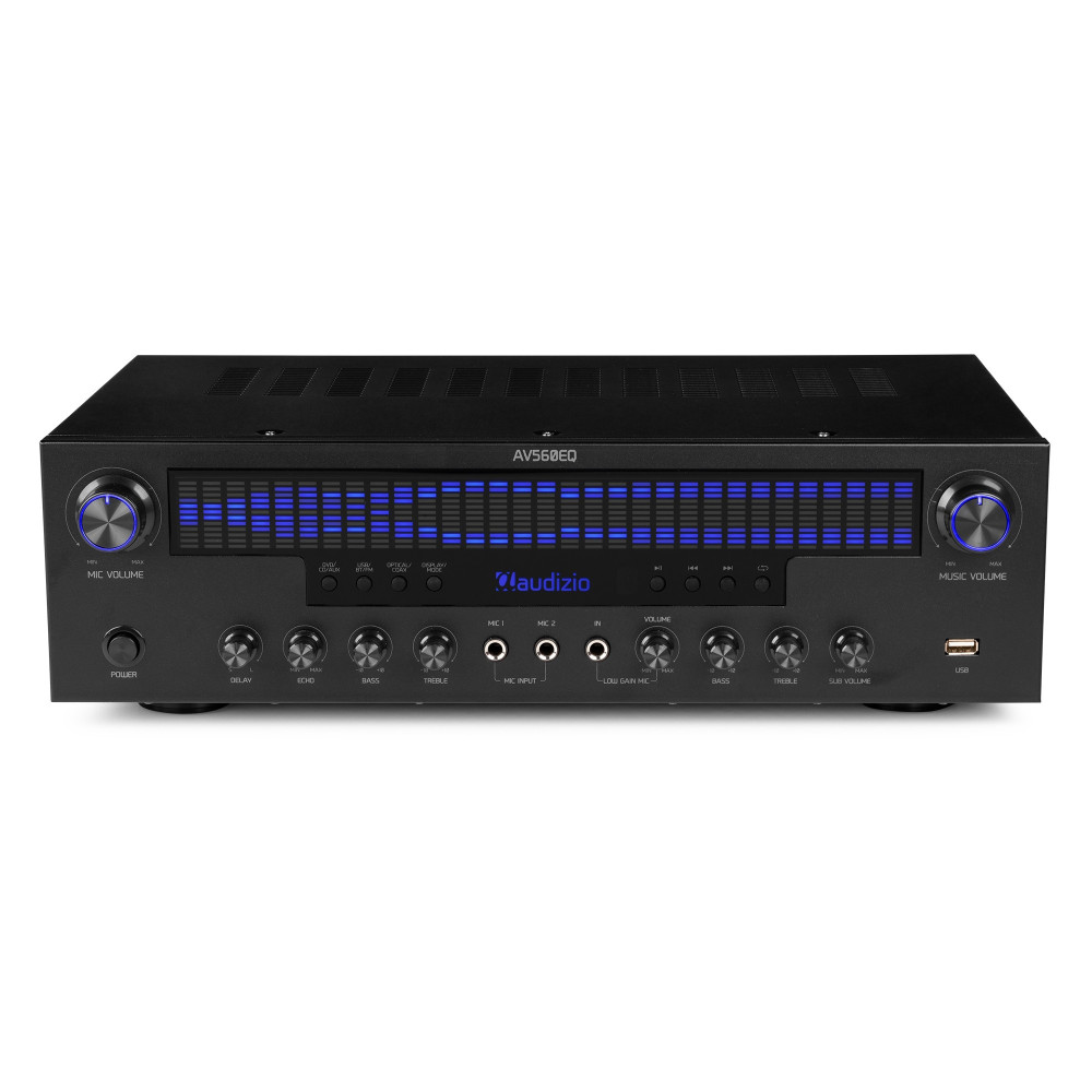 Audizio AV560EQ Amplificador 5.1 Bluetooth USB FM